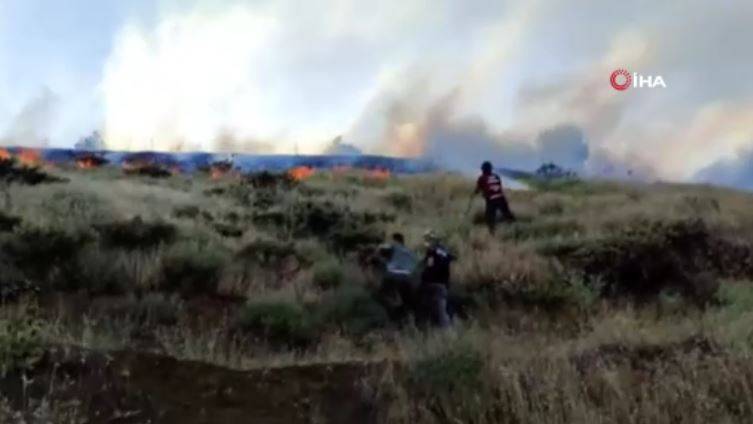 Adıyaman'daki yangınlarda 14 hektar alan zarar gördü 14